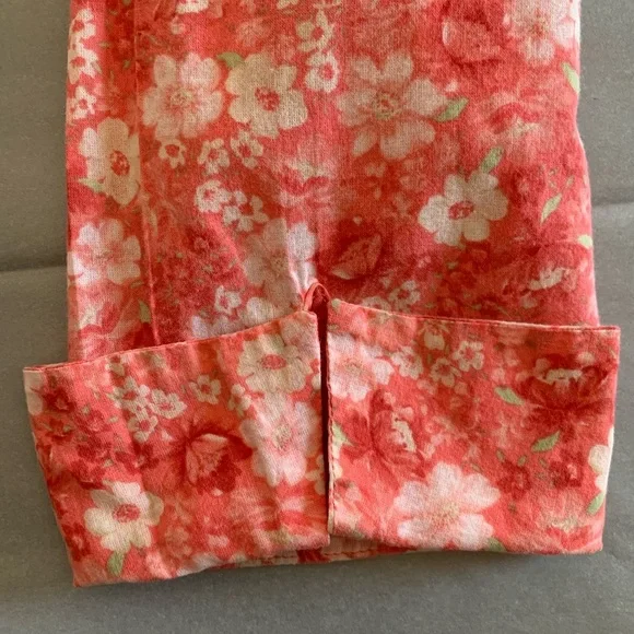 Emma James 3/4 Sleeve Pink Floral Print Button Up Blouse - lightweight Size 12 - Picture 5 of 8
